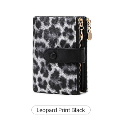 Women’s Small Tri-Fold Wallet – 18 Card Slots, Compact Design