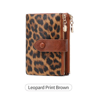 Women’s Small Tri-Fold Wallet – 18 Card Slots, Compact Design