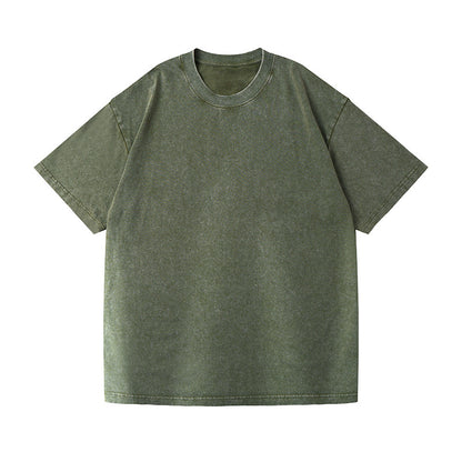 Men’s Oversized Vintage Washed T-Shirt (4pcs) – Loose Fit Cotton Tee