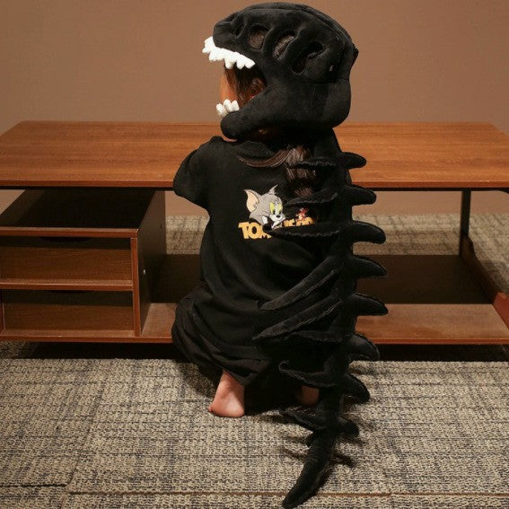 Spinosaurus Plush Dino Skeleton Outfit with 3D Spine