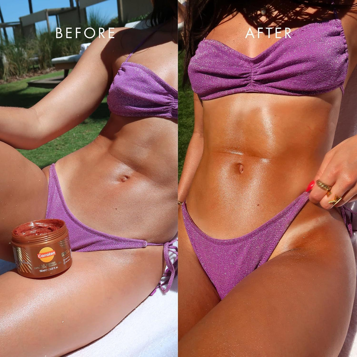 Gold Shimmer intensive Tanning Gel
