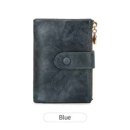 Women’s Small Tri-Fold Wallet – 18 Card Slots, Compact Design