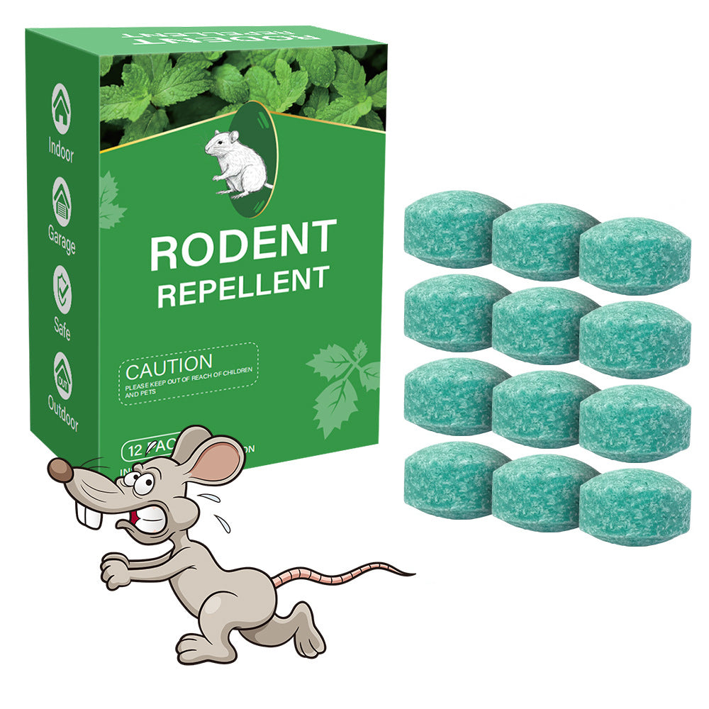 Natural Peppermint Rodent Repellent Balls – 12 Pack Indoor & Outdoor Pest Control