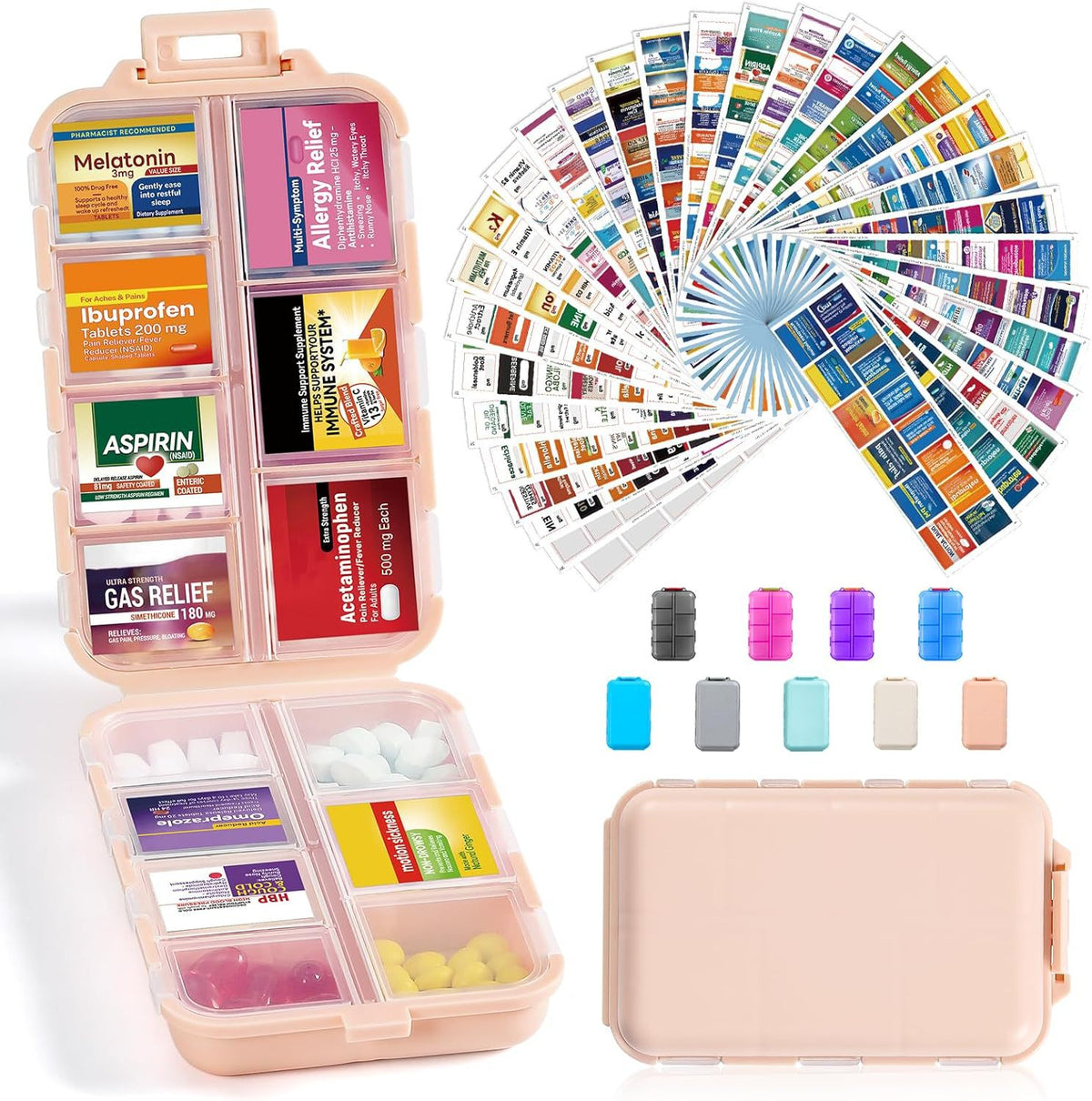 💊Portable Travel Pill Organizer