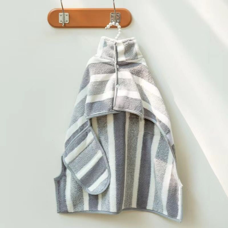 Quick-Dry Dog Bathrobe – Super Absorbent Adjustable Pet Towel Coat