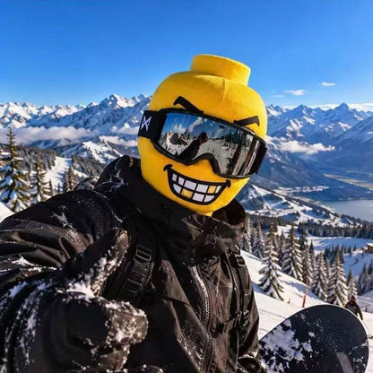 2026 Ski Mask Head -Yellow Balaclava Funny Face Mask
