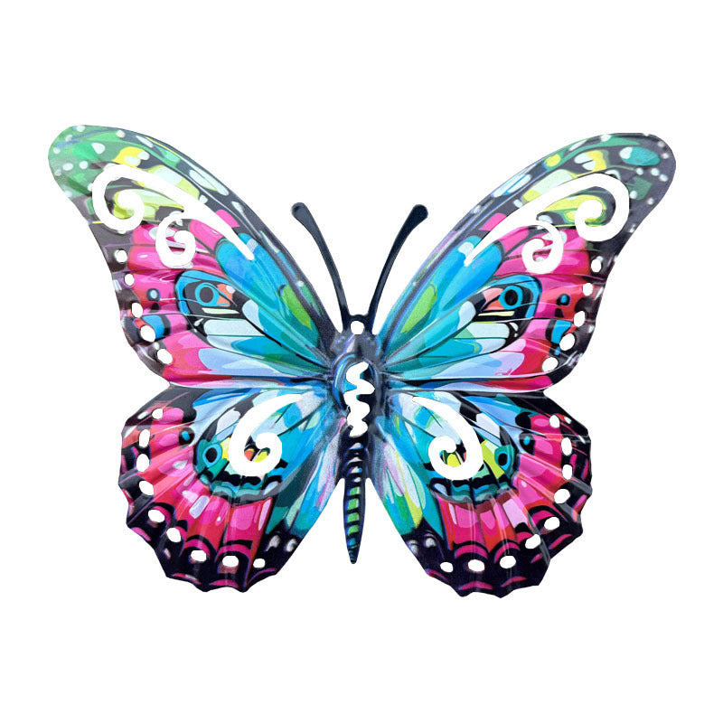 3D Metal Butterfly Wall Decor – Vibrant Outdoor Garden Art