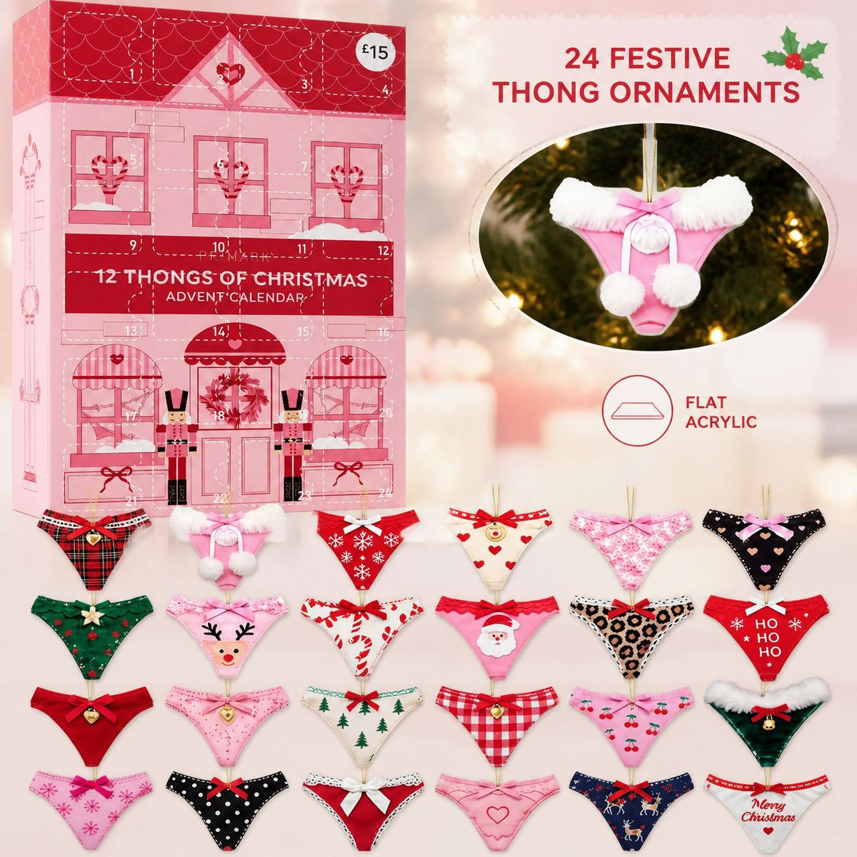 12 Thongs of Christmas Advent Calendar 2026 for Women