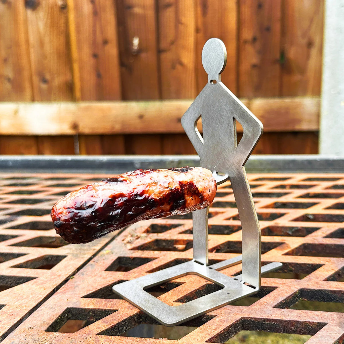 3PCS Funny BBQ Stand Man Hot Dog Holder