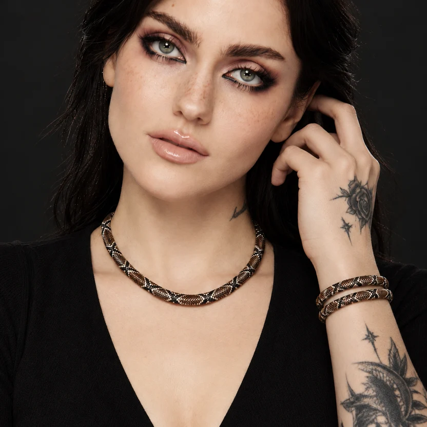 The Serpent Statement Necklace
