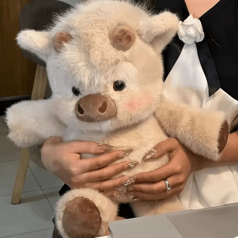 Running Highland Cow Plushie