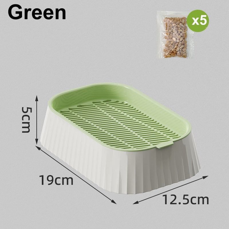 Organic Cat Grass Kit Indoor Wheat Grass with Hydroponic Planter