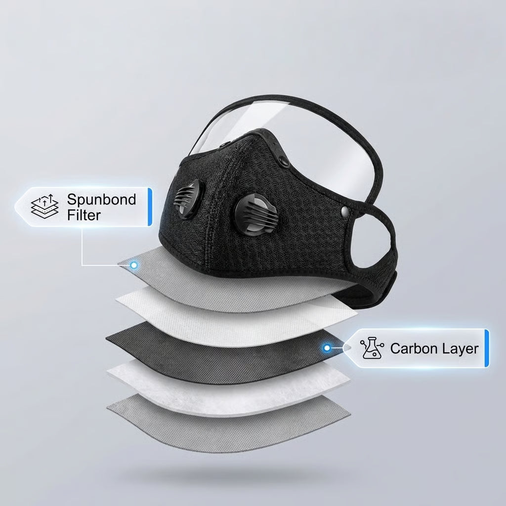 Reusable Carbon Filter Dust Mask