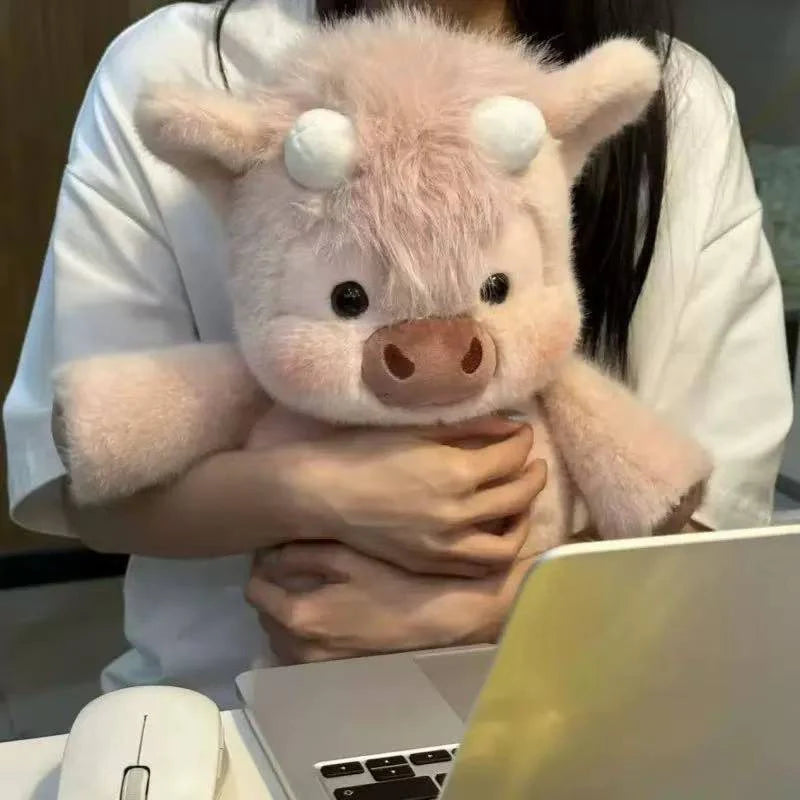 Running Highland Cow Plushie
