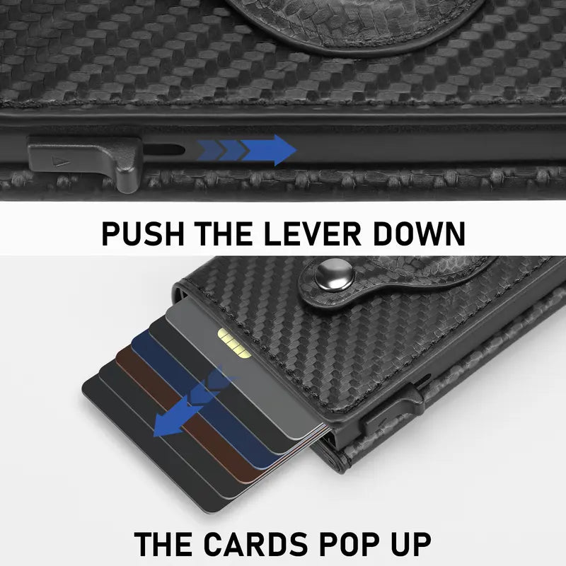 RFID Blocking Men’s Smart Wallet Card Holder