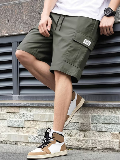 Men’s Summer 2-Pack Cargo Shorts with Multiple Pockets