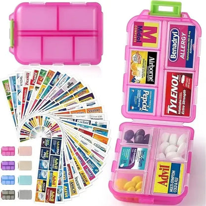 Portable Travel Pill Organizer