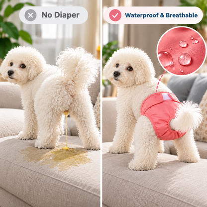 Reusable Waterproof Dog Diapers | Comfortable Fit for Everyday Protection