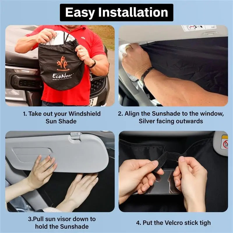 Foldable Front Window Sunscreen