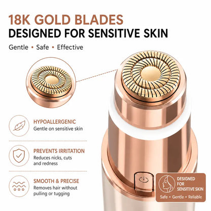2 in 1 facial & eyebrow hair trimmer for Women