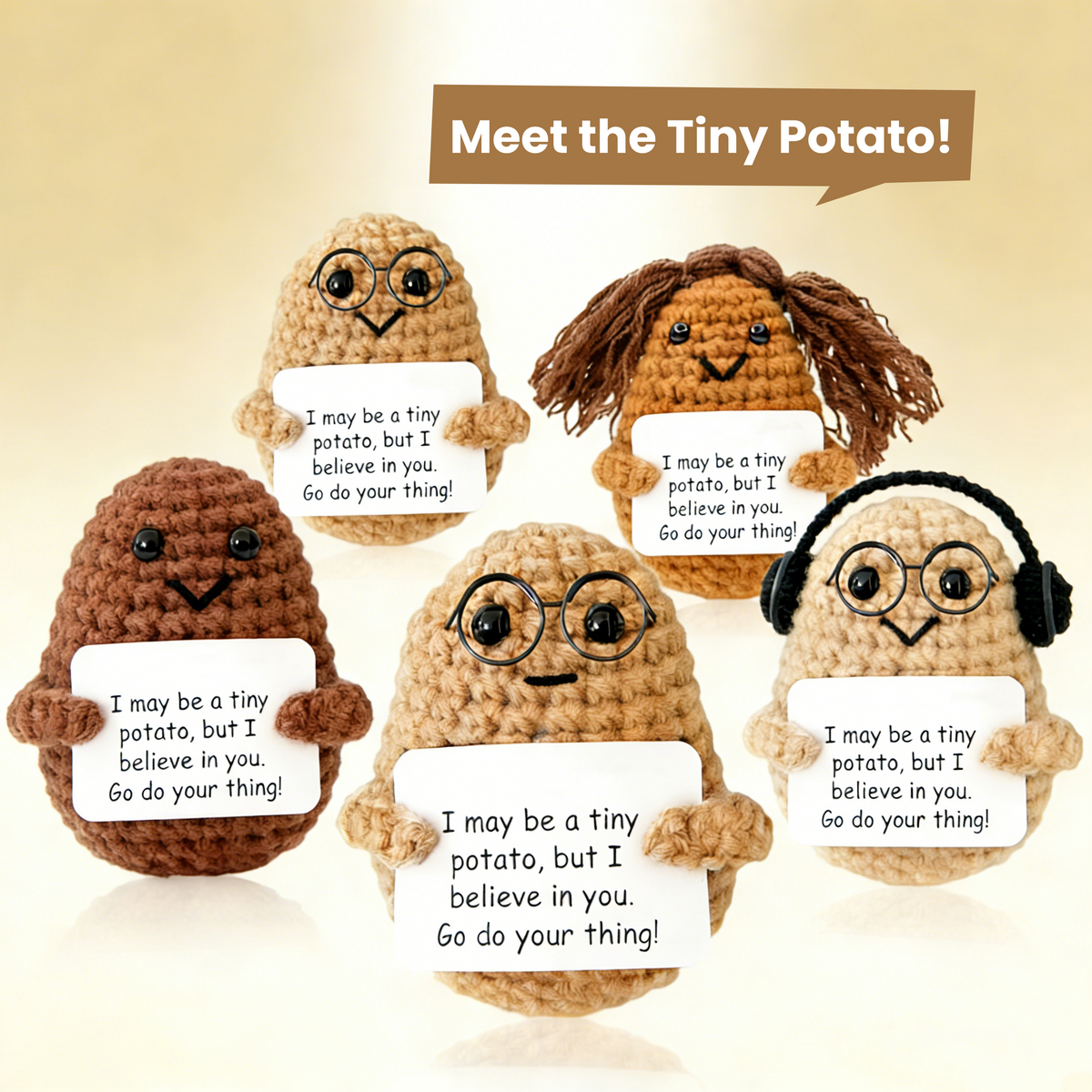 5PCS Handcrafted Potato Doll
