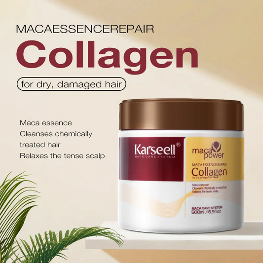 Collagen Hair Treatment|Deep Repair Conditioning Argan Oil Collagen Hair Mask