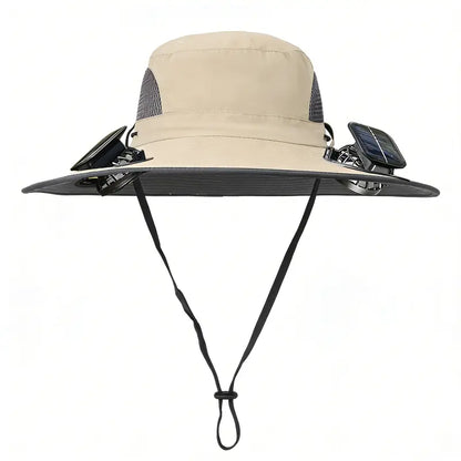 Ultralight Solar Dual Fan Cooling Sun Hat