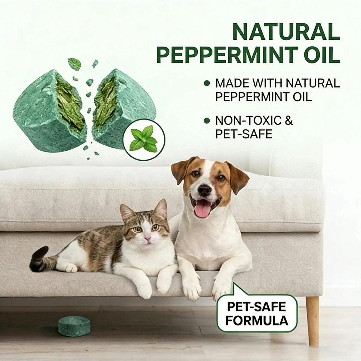 Natural Peppermint Rodent Repellent Balls – 12 Pack Indoor & Outdoor Pest Control