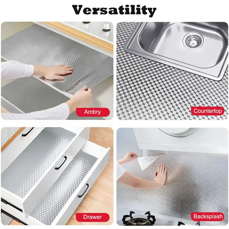 Peel & Stick Aluminum Foil Wallpaper  (40cm*3m/5m/8m)