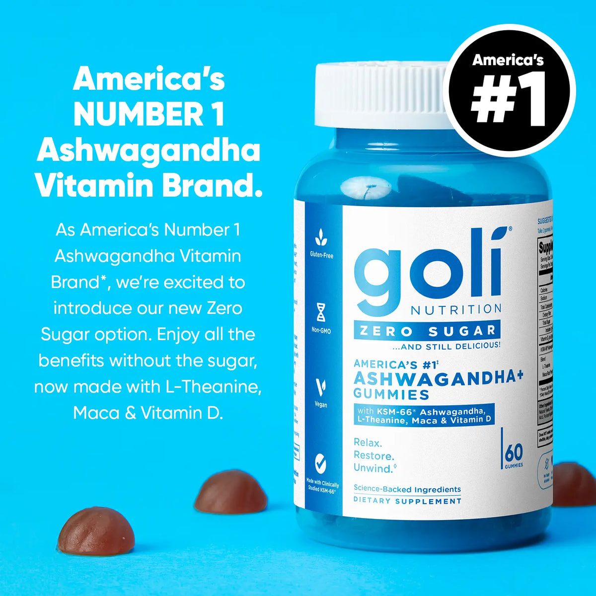 Zero Sugar 3-in-1 Gut Health Gummies – ACV + Probiotics + Vitamins