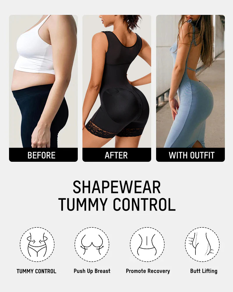 Extra Plus Size Shaper Bodysuit – Seamless Tummy Control Shapewear