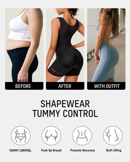 Extra Plus Size Shaper Bodysuit – Seamless Tummy Control Shapewear