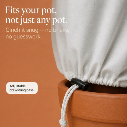 Mesh Window Zippered Plant Frost Cover