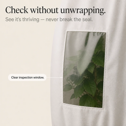 Mesh Window Zippered Plant Frost Cover
