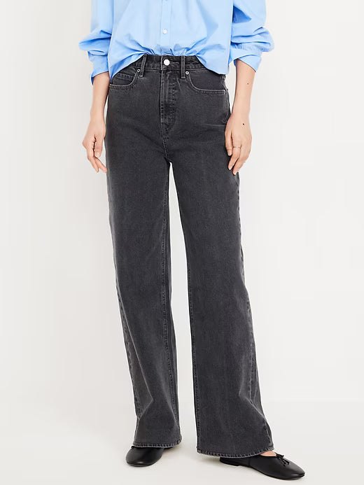👖Extra High-Waisted Wide-Leg Jeans