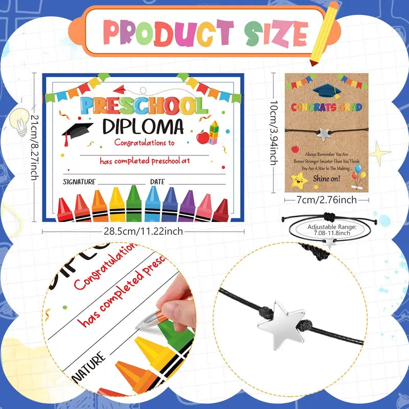 Preschool Graduation Cap and Gown Set Class of 2026
