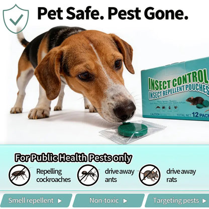 12-Pack Rodent Repellent Balls for Home Kitchen