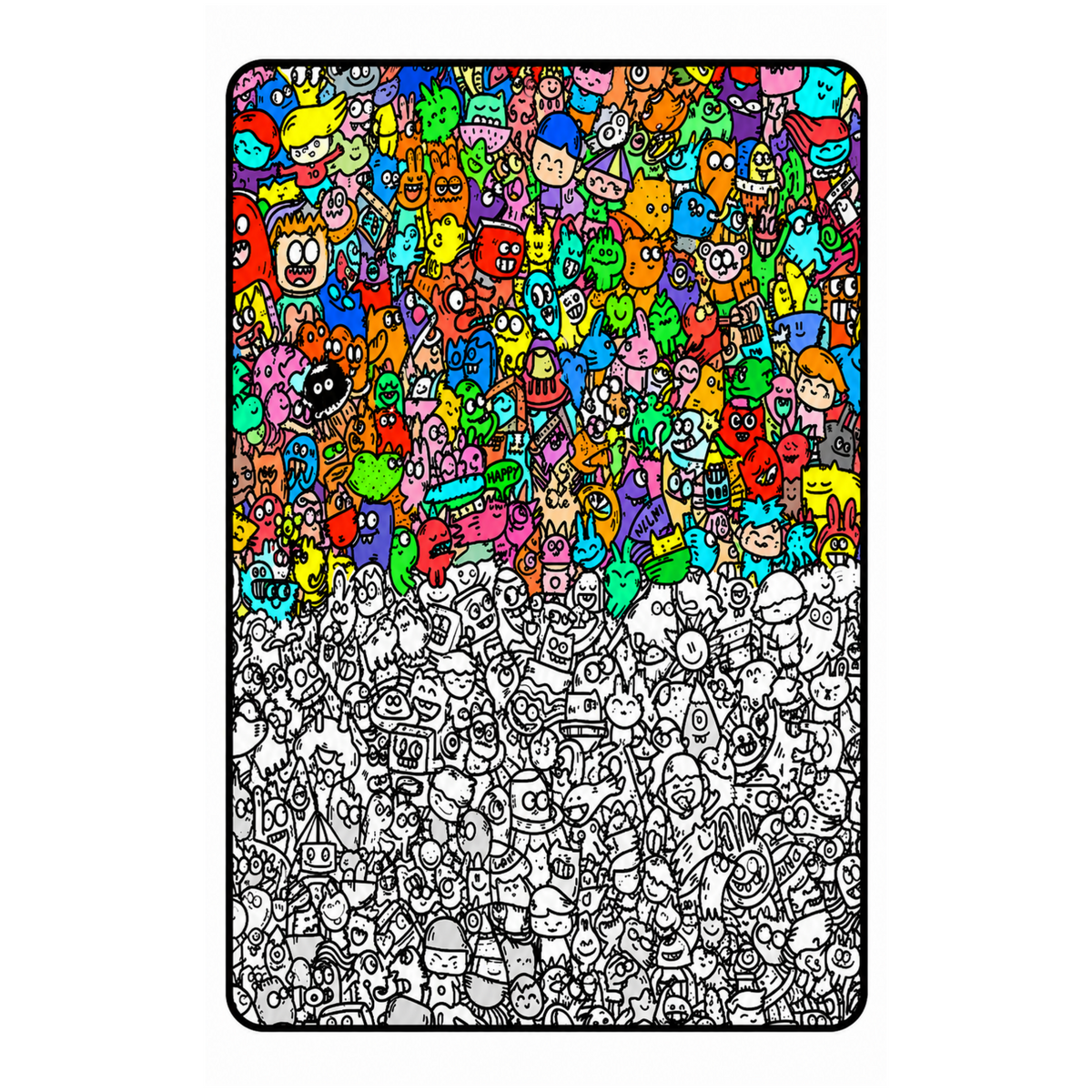 Art Craft Coloring Blanket