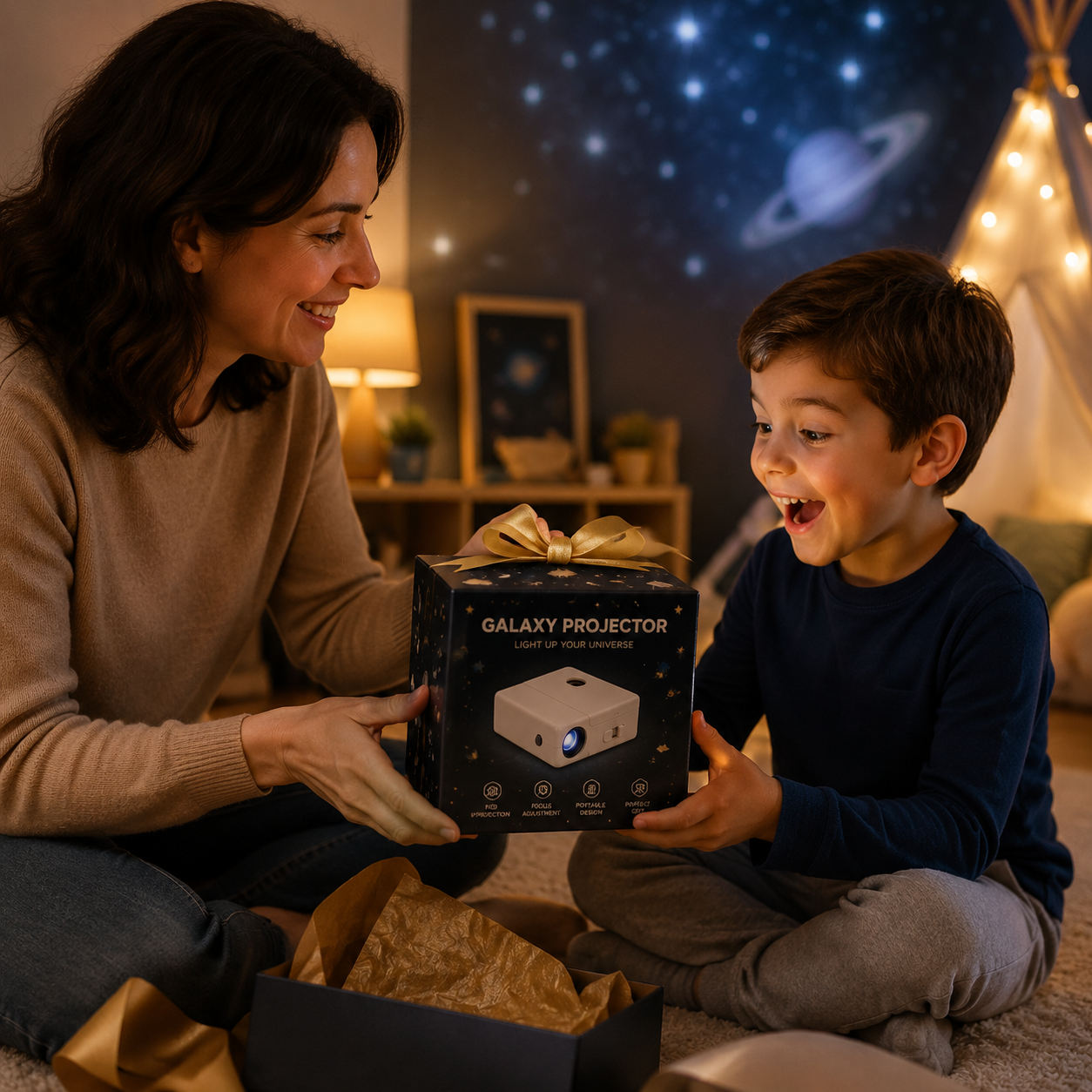 Galaxy Projector Night Light