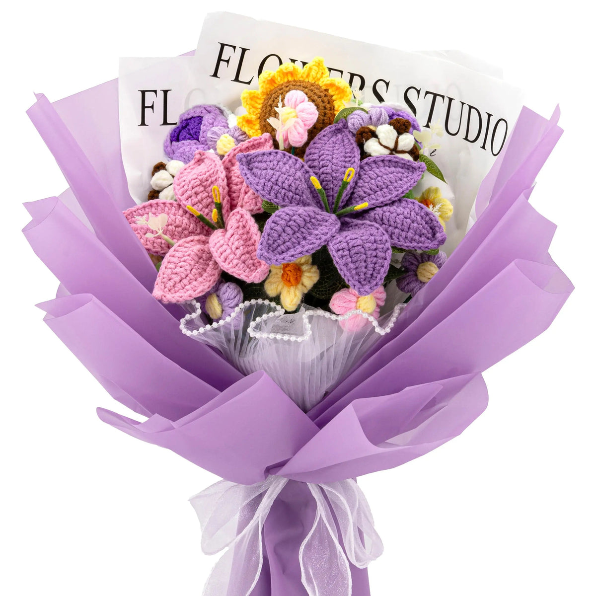 Mother’s Day Gift-Handmade Crochet Flower Bouquet
