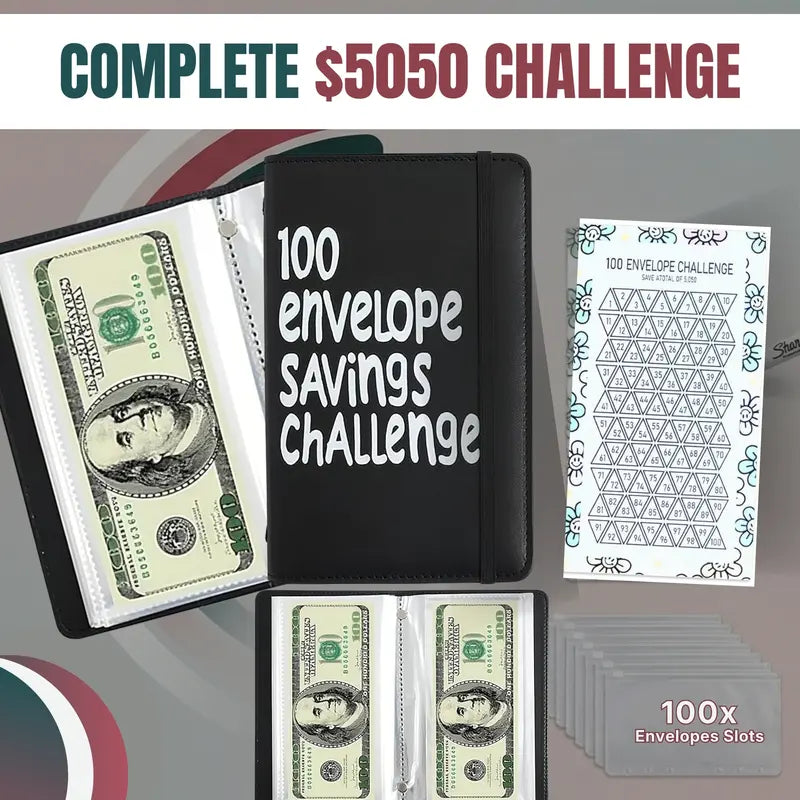 💵 100 Days Dollar Saving Envelope Kit