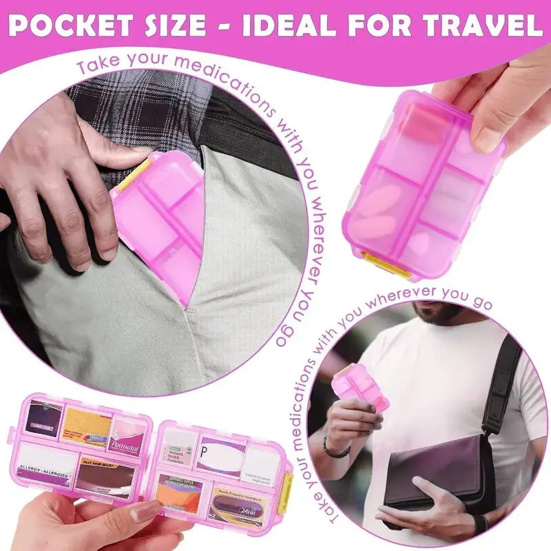 💊Portable Travel Pill Organizer
