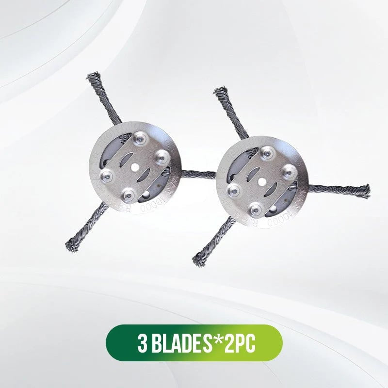 Heavy-Duty Steel Wire Trimmer Head for Cordless Weed Trimmers
