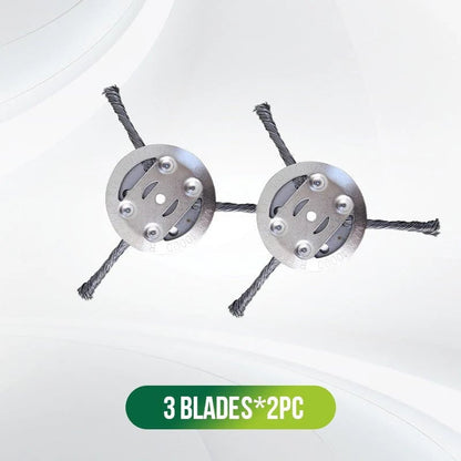 Heavy-Duty Steel Wire Trimmer Head for Cordless Weed Trimmers