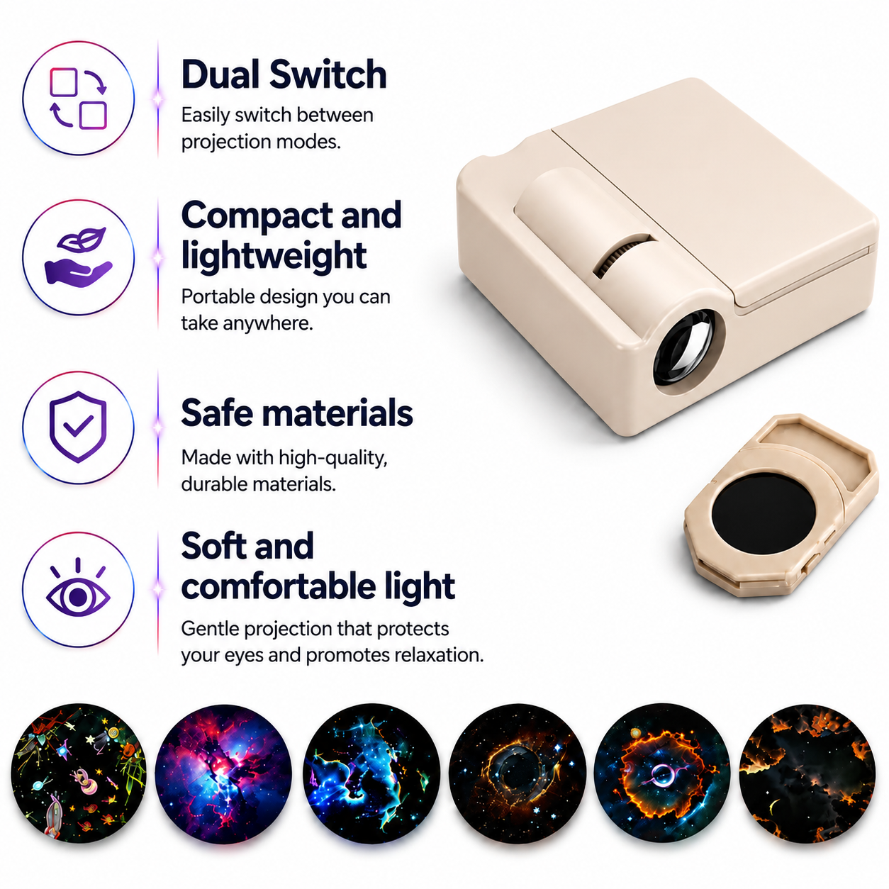 Galaxy Projector Night Light