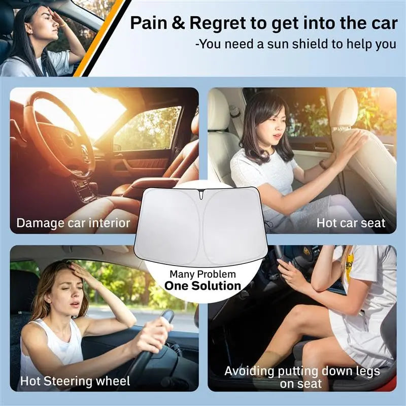 Foldable Front Window Sunscreen