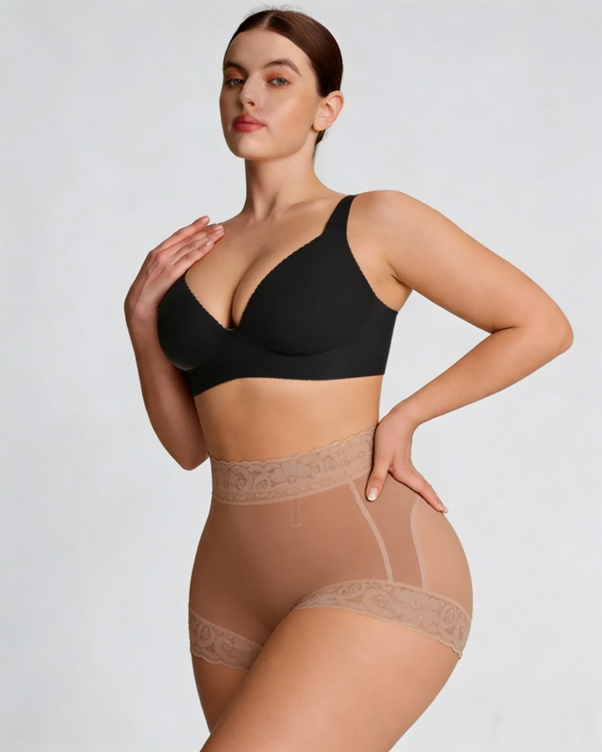 High Waist Seamless Shapewear Panty – Tummy Control & Lift