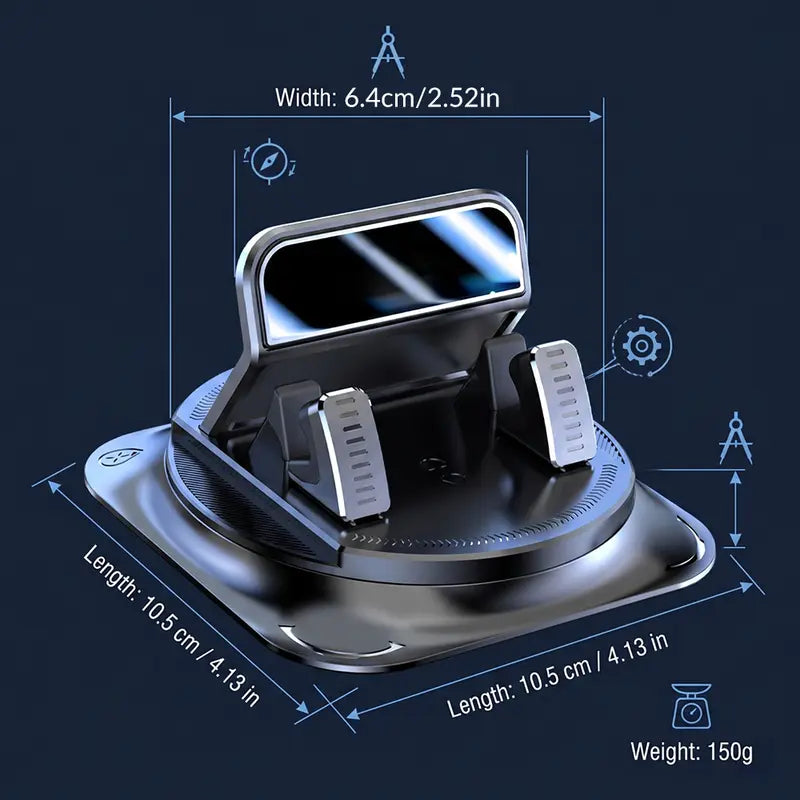 Car Phone Holder 360 Degree Rotation
