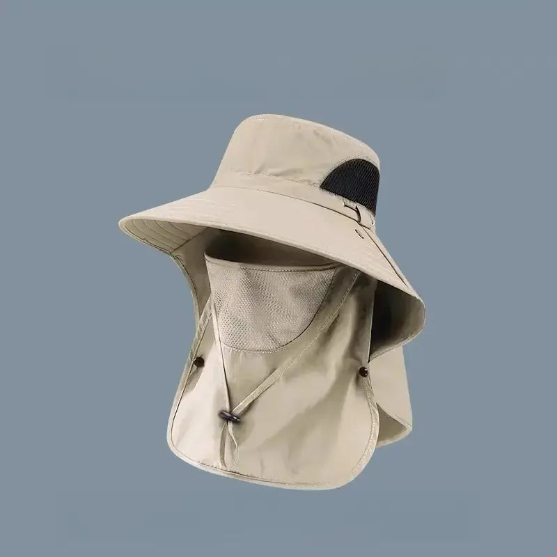 Detachable Outdoor Fishing Face Covering Neck Protection Sun Hat