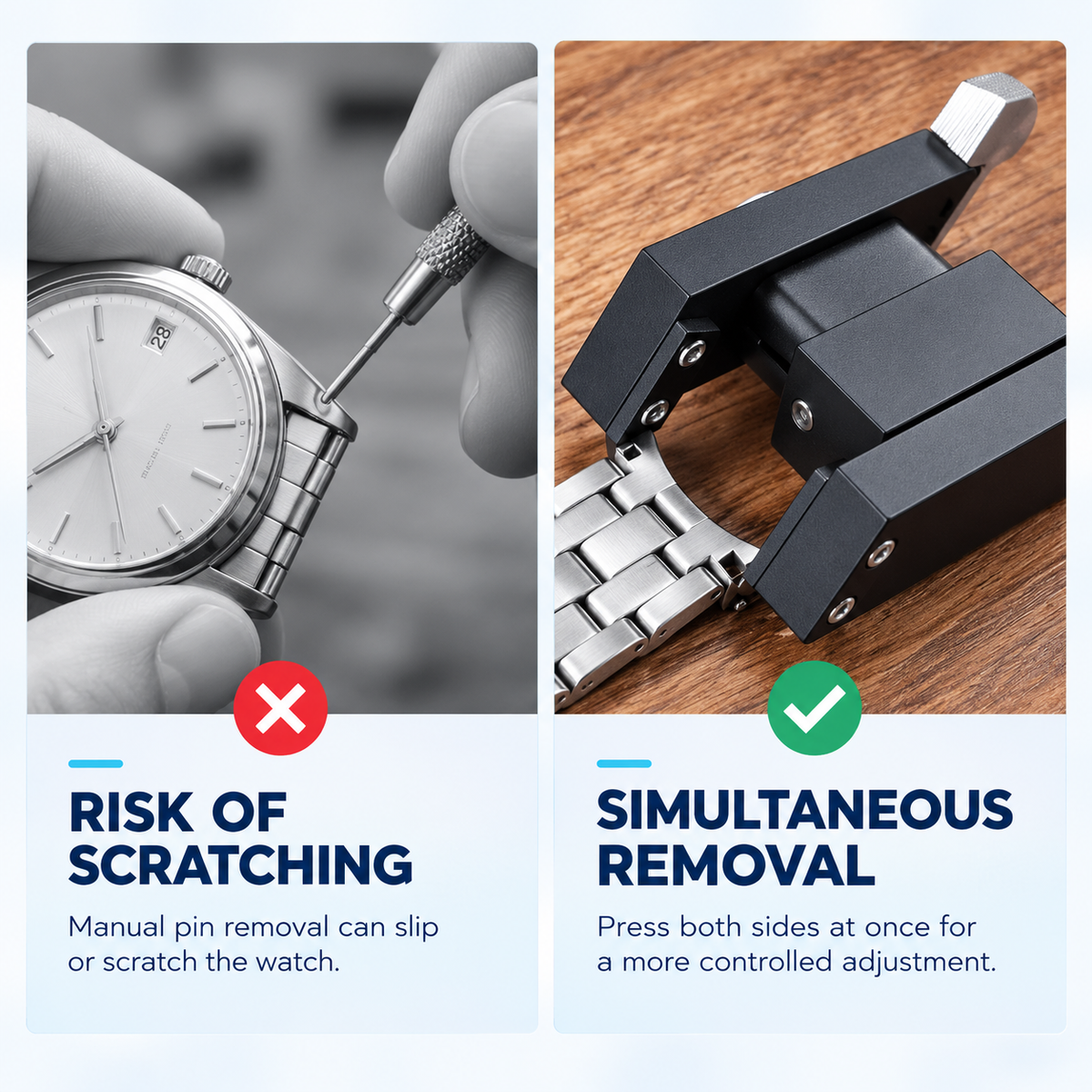 Dual Sided Watch Bracelet Strap Removal Tool